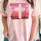 Valentine Cross Brush Tee or Sweatshirt