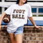 Football Leopard Patchwork Tee