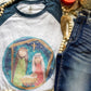 Nativity Circle Scene Raglan