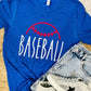 Baseball Dunn Font Puff Tee