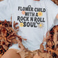 Flower Child With A RockNRoll Soul Distressed