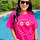 Sun Heart Eyes Happy Glitter Tee