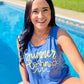 Queen Of Summer Lovin' Yarn Glitter Tank Top