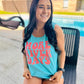 More River Days Wave Glitter Tank Top