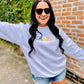 Mama Rainbow Embroidered Sweatshirt