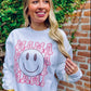 Happy Mama Sublimation Glitter Combo Sweatshirt