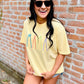 Mama Pastel Dunn Font Embroidered Tee