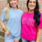 Girl Mom and Boy Mom Vinyl Varsity Tees
