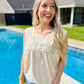 Wifey Lightning Bolt Chenille Patch Tank