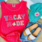 Vacay Mode Multi Colored Chenille Patch Tank