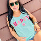 Happy Chenille Patch Tank Top