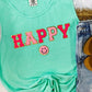 Happy Chenille Patch Tank Top