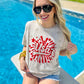 USA Firework Puff Star Tee