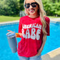 American Babe Retro Puff Star Tee