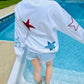360 Fourth Of July Patriotic Glitter Sweatshirt