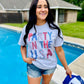 Party In The USA Patriotic Stars & Stripes Leopard