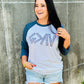 God Is Greater Than The Highs & Lows Cheetah Raglan