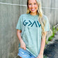 God Is Greater Mineral Wash Puff Tee