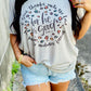 Give Thanks Unto The Lord Leopard Marble Tee