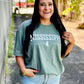 CUSTOM State Outline Pearl Print Tee