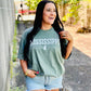 CUSTOM State Outline Pearl Print Tee