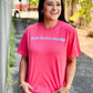 Make Heaven Crowded Retro Embroidered Tee