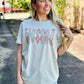 Blessed Floral Pattern Tee