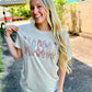 Blessed Floral Pattern Tee