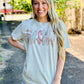 Blessed Floral Pattern Tee