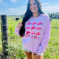 Let's Go Girls Cowboy Hats Sweatshirt