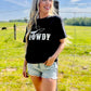 Howdy Cowboy Hat Puff Tee
