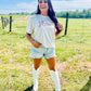 Howdy Cursive Western Tee