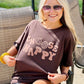 Choose Happy Tone On Tone Puff Tee