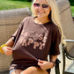 Choose Happy Tone On Tone Puff Tee