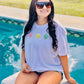 Multi Colored Happy Trio Chenille Patch Tee