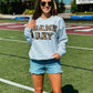 Game Day Leopard Patch Sweatshirt