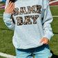 Game Day Leopard Patch Sweatshirt