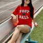 Football Game Day Chenille Patch Tee