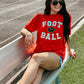 Football Game Day Chenille Patch Tee