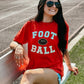 Football Game Day Chenille Patch Tee
