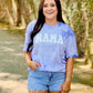Mama Retro Mineral Wash Puff Tee