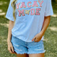 Vacay Mode Chenille Airplane Patch Tee