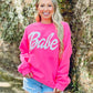 Babe Barbie Puff Sweatshirt