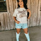 Howdy Rope Cowgirl Hat Tee