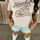 Howdy Rope Cowgirl Hat Tee