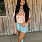 Western Lightning Bolt Stack Tee