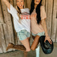 Western Lightning Bolt Stack Tee