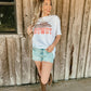 Howdy Star Cowgirl Hat Tee
