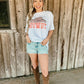 Howdy Star Cowgirl Hat Tee