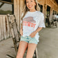 Howdy Star Cowgirl Hat Tee